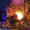Pożar przy Słowackiego w Bielsku-Białej. Strażacy walczą z ogniem