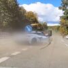 Zderzenie Porsche, Chevroleta i Fiata na DK81 w Pawłowicach [FILM]