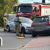 Trzy auta i trzy osoby poszkodowane
